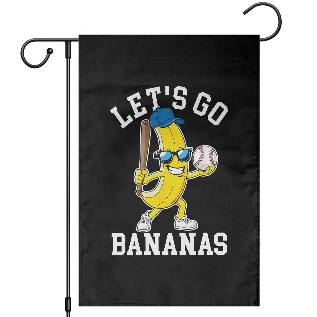 Funny Banana Garden Flag Lets Go Bananas - Wonder Print Shop