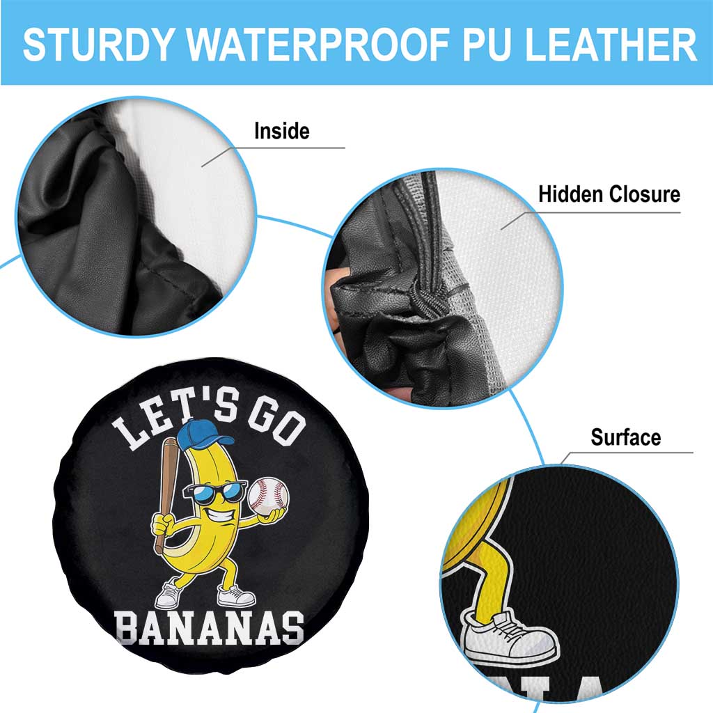 Funny Banana Spare Tire Cover Lets Go Bananas - Wonder Print Shop