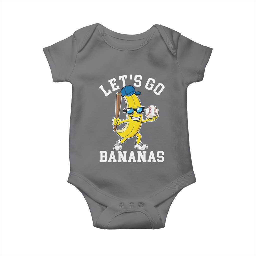 Funny Banana Baby Onesie Lets Go Bananas - Wonder Print Shop