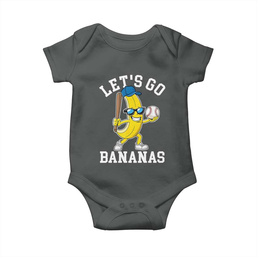 Funny Banana Baby Onesie Lets Go Bananas - Wonder Print Shop