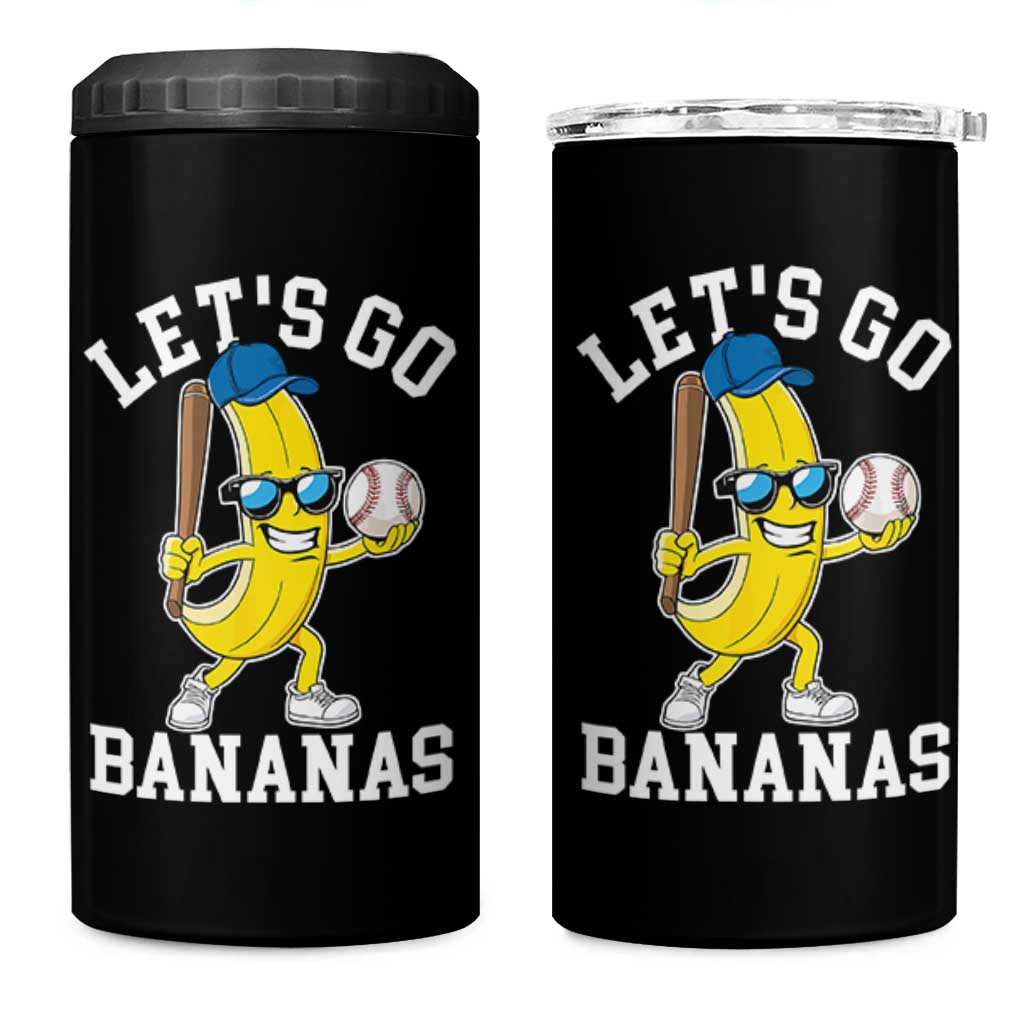 Funny Banana 4 in 1 Can Cooler Tumbler Lets Go Bananas - Wonder Print Shop