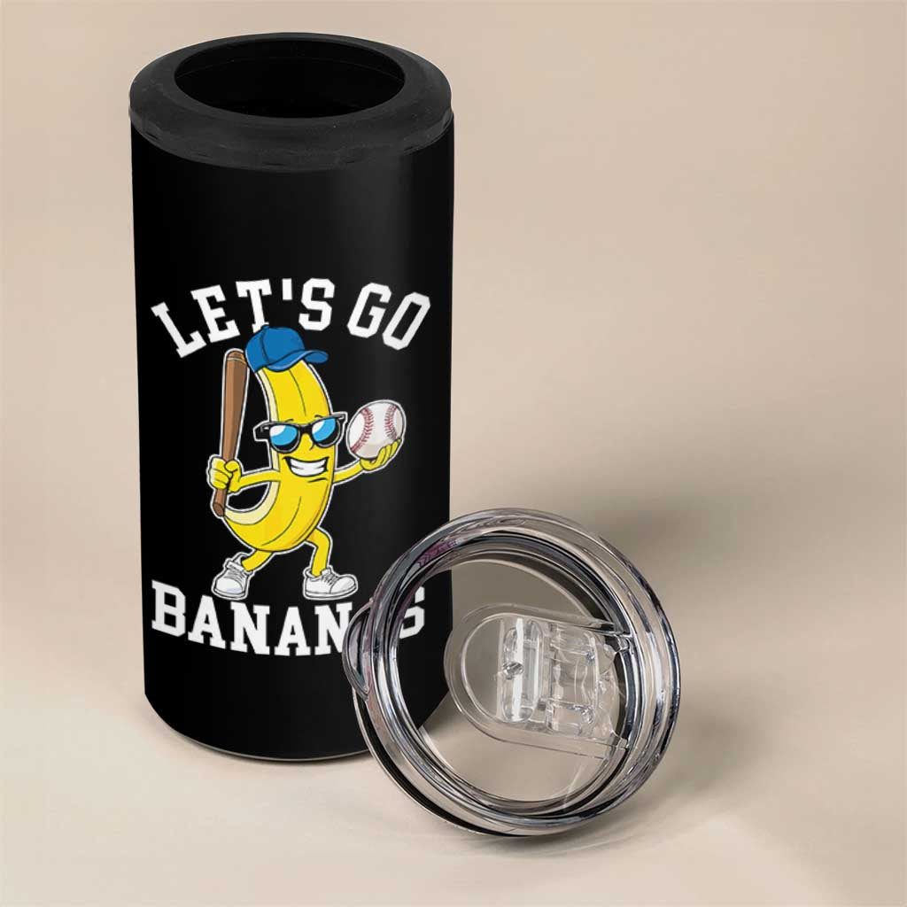 Funny Banana 4 in 1 Can Cooler Tumbler Lets Go Bananas - Wonder Print Shop
