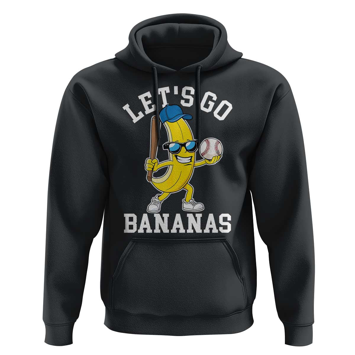 Funny Banana Hoodie Lets Go Bananas - Wonder Print Shop