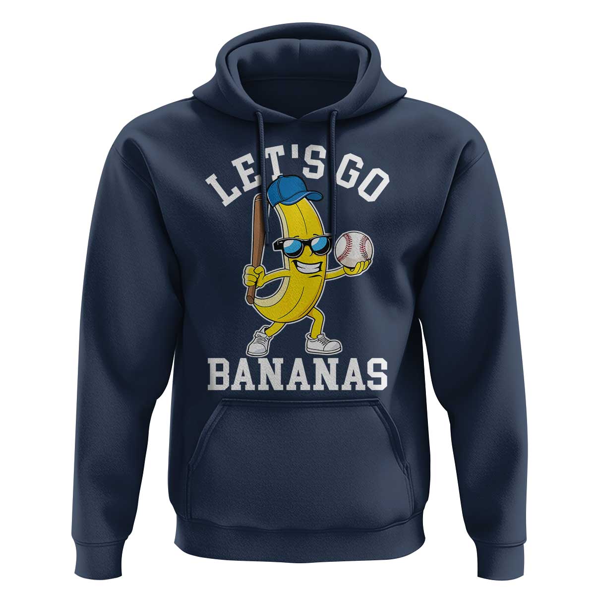 Funny Banana Hoodie Lets Go Bananas - Wonder Print Shop