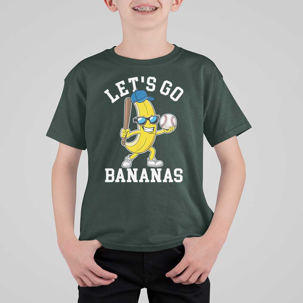 Funny Banana T Shirt For Kid Lets Go Bananas - Wonder Print Shop