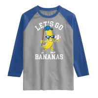 Funny Banana Raglan Shirt Lets Go Bananas - Wonder Print Shop