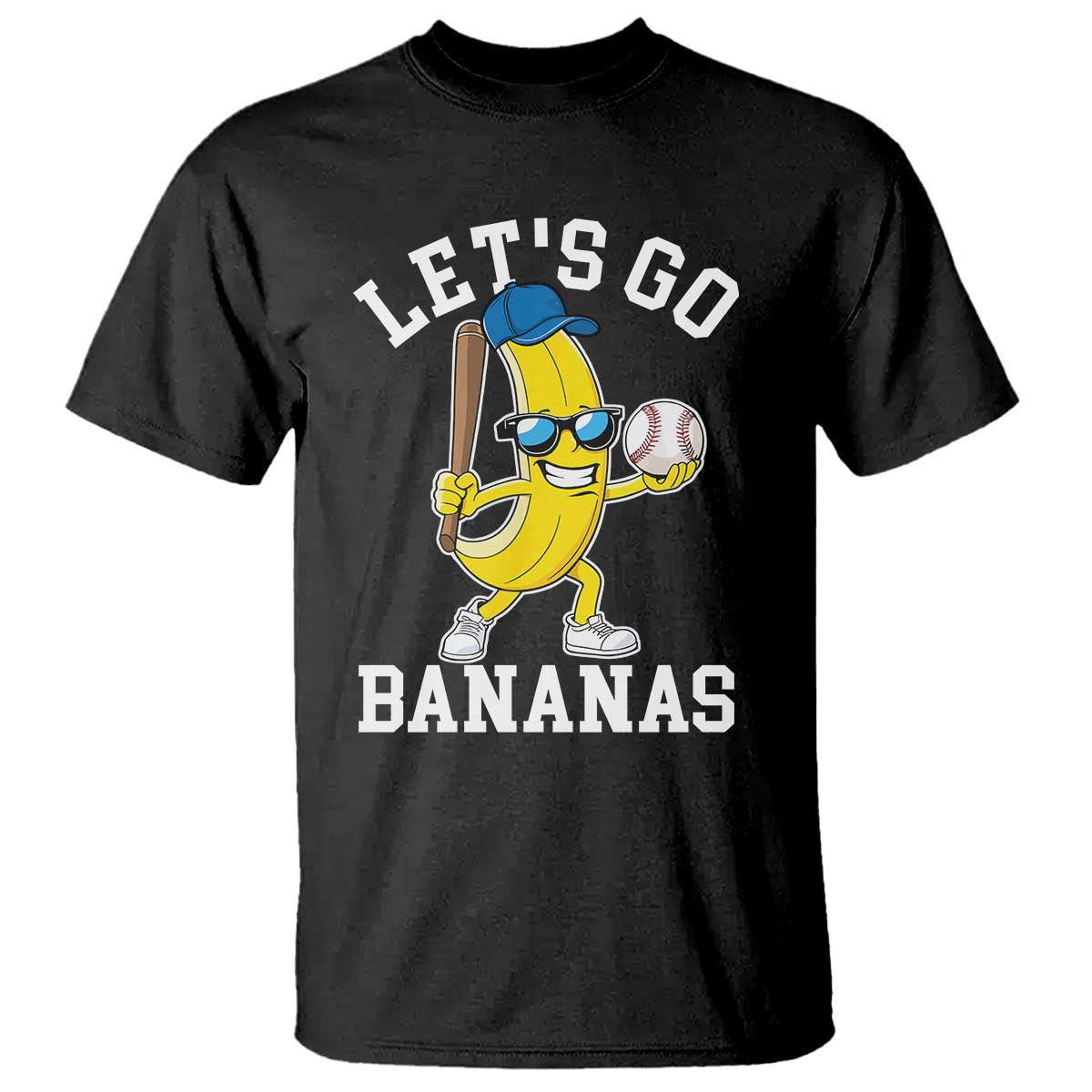Funny Banana T Shirt Lets Go Bananas - Wonder Print Shop
