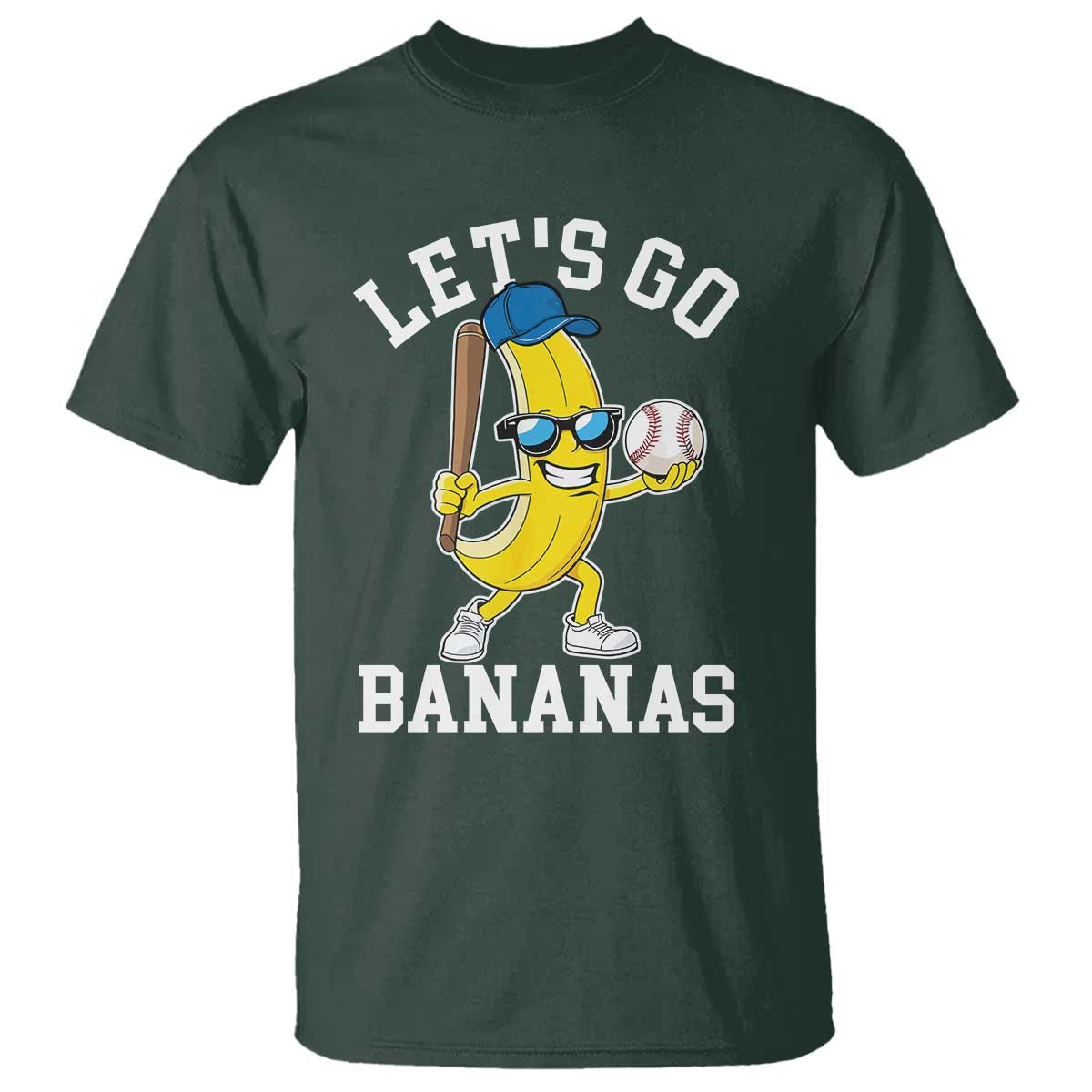 Funny Banana T Shirt Lets Go Bananas - Wonder Print Shop