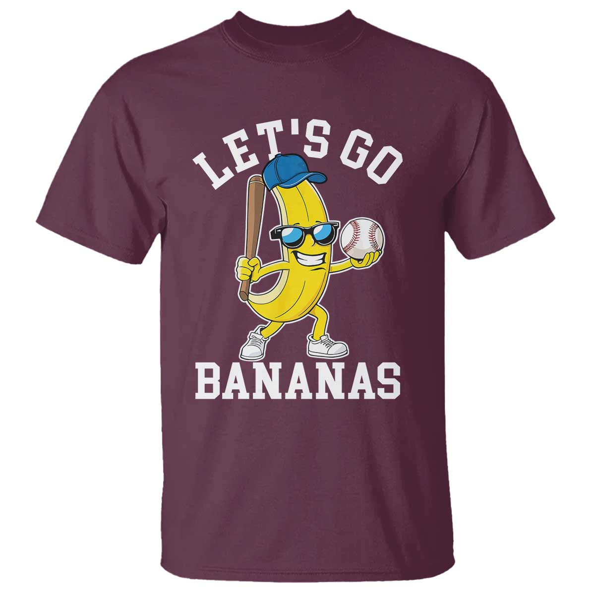 Funny Banana T Shirt Lets Go Bananas - Wonder Print Shop