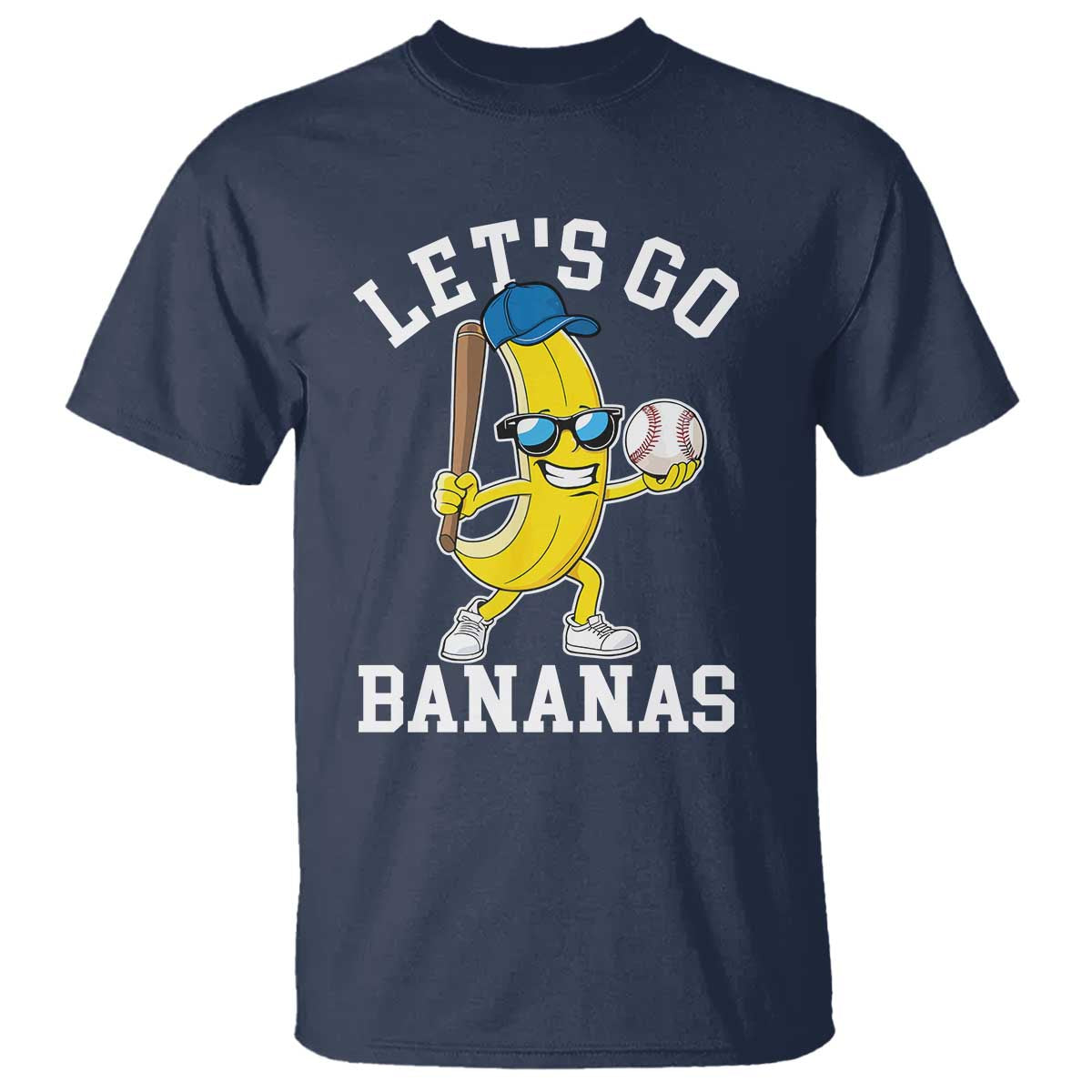 Funny Banana T Shirt Lets Go Bananas - Wonder Print Shop