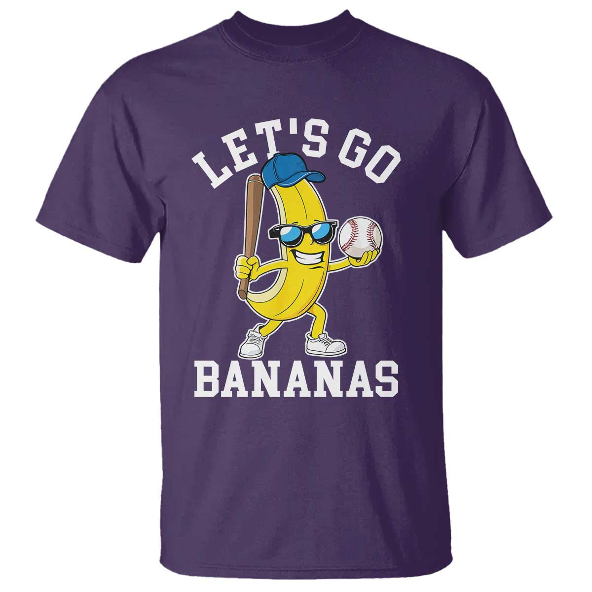 Funny Banana T Shirt Lets Go Bananas - Wonder Print Shop