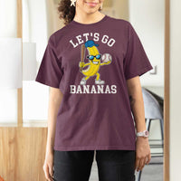 Funny Banana T Shirt For Women Lets Go Bananas - Wonder Print Shop