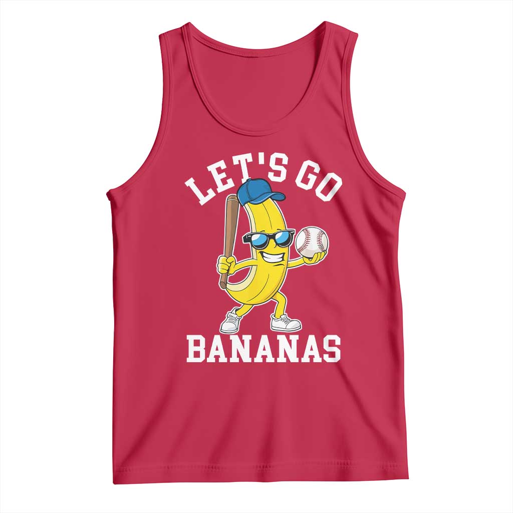 Funny Banana Tank Top Lets Go Bananas - Wonder Print Shop