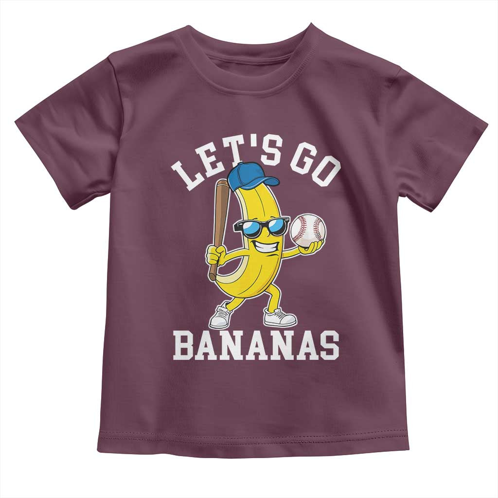 Funny Banana Toddler T Shirt Lets Go Bananas - Wonder Print Shop