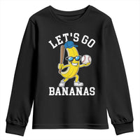Funny Banana Youth Sweatshirt Lets Go Bananas - Wonder Print Shop