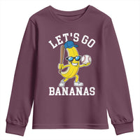 Funny Banana Youth Sweatshirt Lets Go Bananas - Wonder Print Shop