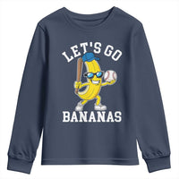 Funny Banana Youth Sweatshirt Lets Go Bananas - Wonder Print Shop