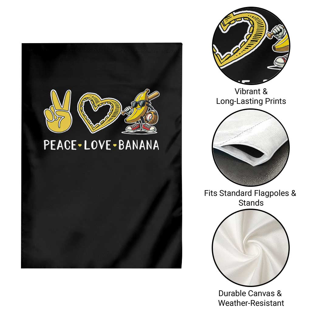 Funny Love Bananas Garden Flag Cute Banana Gifts - Wonder Print Shop