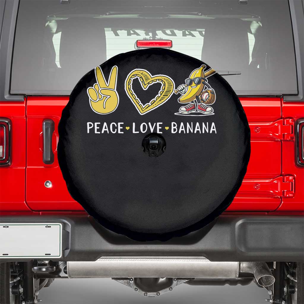 Funny Love Bananas Spare Tire Cover Cute Banana Gifts - Wonder Print Shop