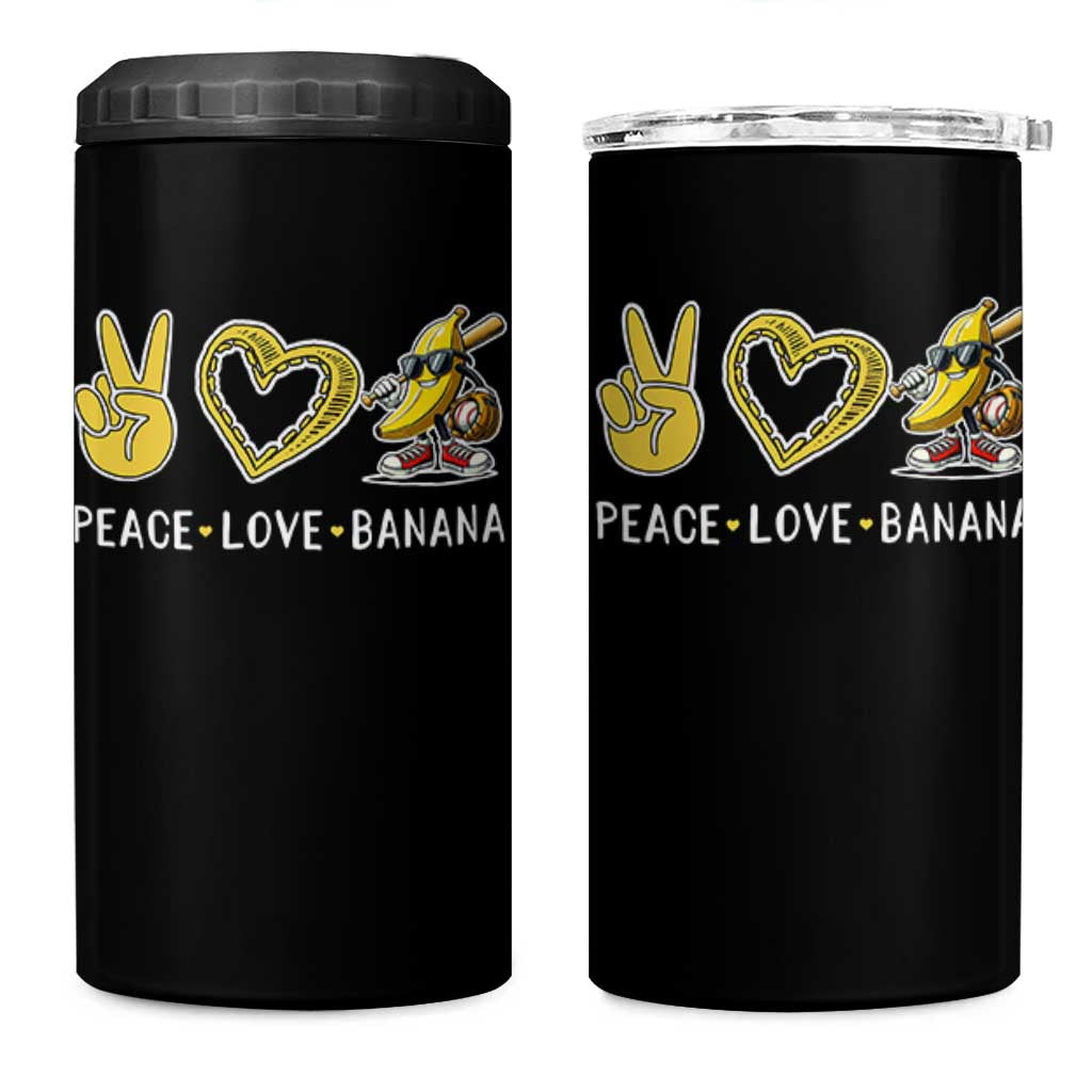 Funny Love Bananas 4 in 1 Can Cooler Tumbler Cute Banana Gifts - Wonder Print Shop