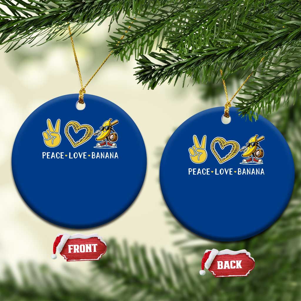 Funny Love Bananas Ceramic Ornament Cute Banana Gifts - Wonder Print Shop