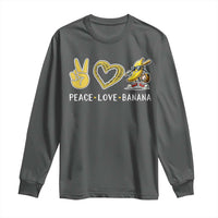 Funny Love Bananas Long Sleeve Shirt Cute Banana Gifts - Wonder Print Shop