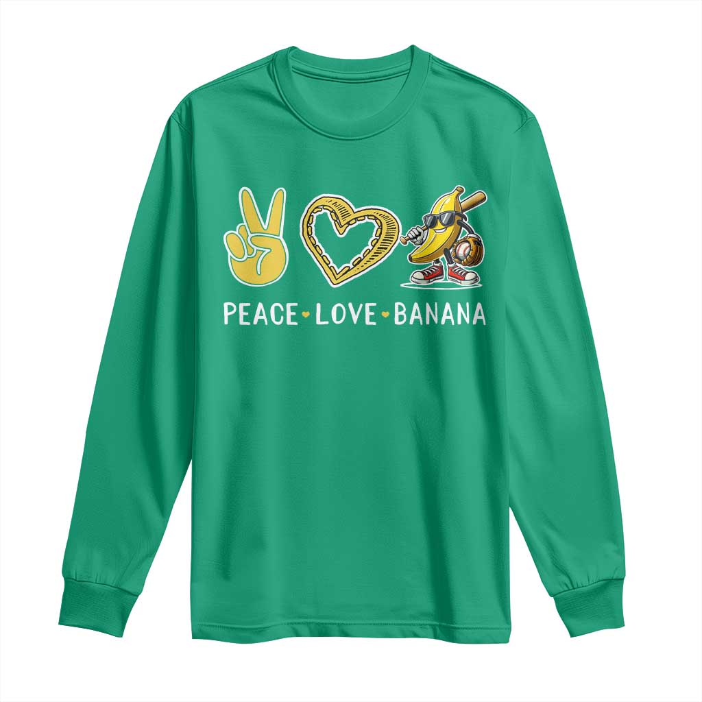 Funny Love Bananas Long Sleeve Shirt Cute Banana Gifts - Wonder Print Shop