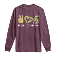 Funny Love Bananas Long Sleeve Shirt Cute Banana Gifts - Wonder Print Shop