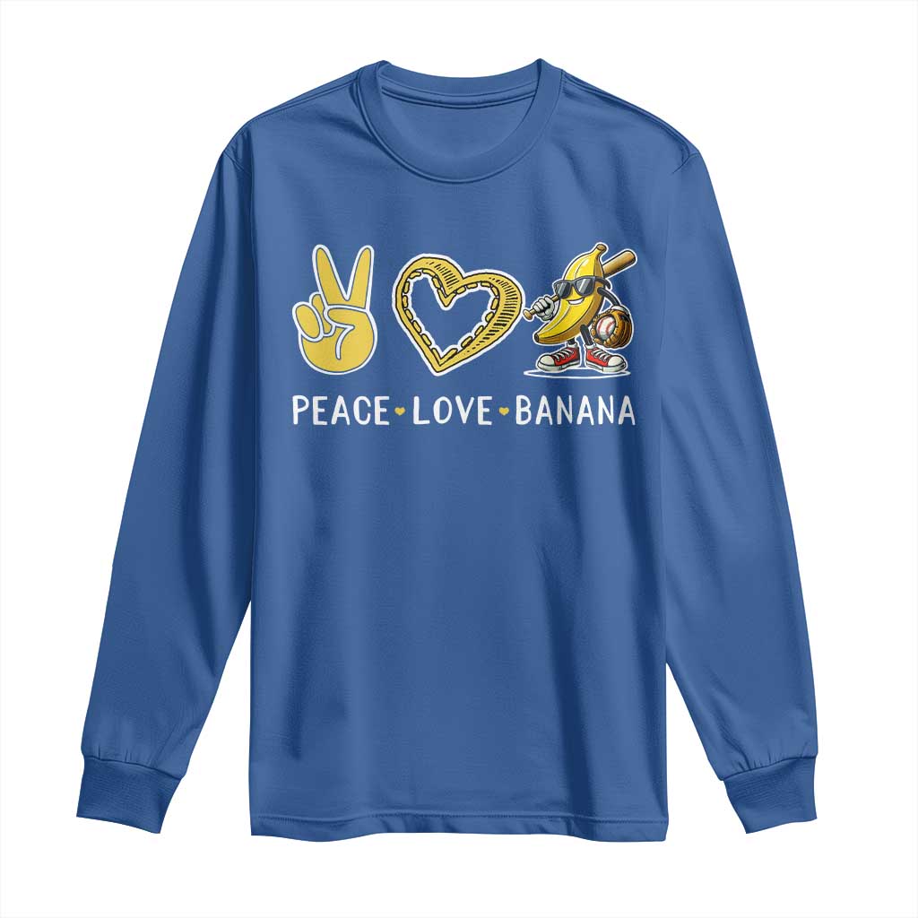 Funny Love Bananas Long Sleeve Shirt Cute Banana Gifts - Wonder Print Shop