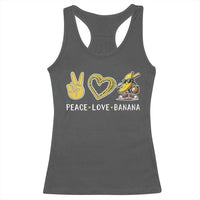 Funny Love Bananas Racerback Tank Top Cute Banana Gifts - Wonder Print Shop