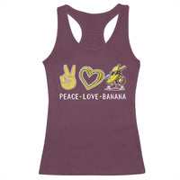 Funny Love Bananas Racerback Tank Top Cute Banana Gifts - Wonder Print Shop