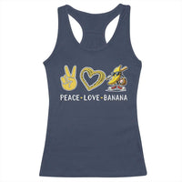 Funny Love Bananas Racerback Tank Top Cute Banana Gifts - Wonder Print Shop