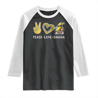 Funny Love Bananas Raglan Shirt Cute Banana Gifts - Wonder Print Shop