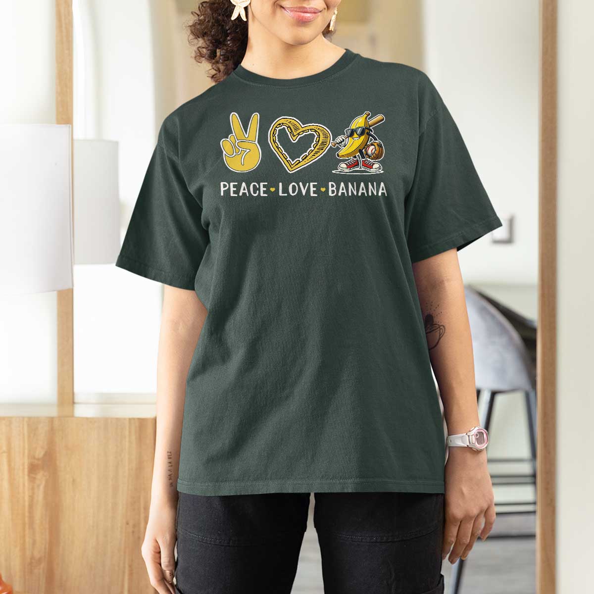 Funny Love Bananas T Shirt For Women Cute Banana Gifts - Wonder Print Shop