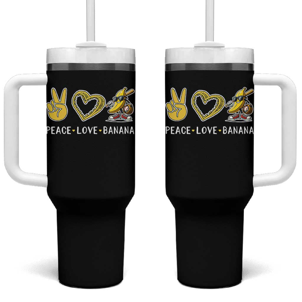 Funny Love Bananas Tumbler With Handle Cute Banana Gifts - Wonder Print Shop