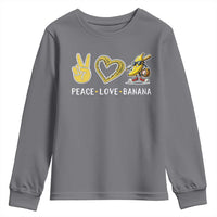 Funny Love Bananas Youth Sweatshirt Cute Banana Gifts - Wonder Print Shop