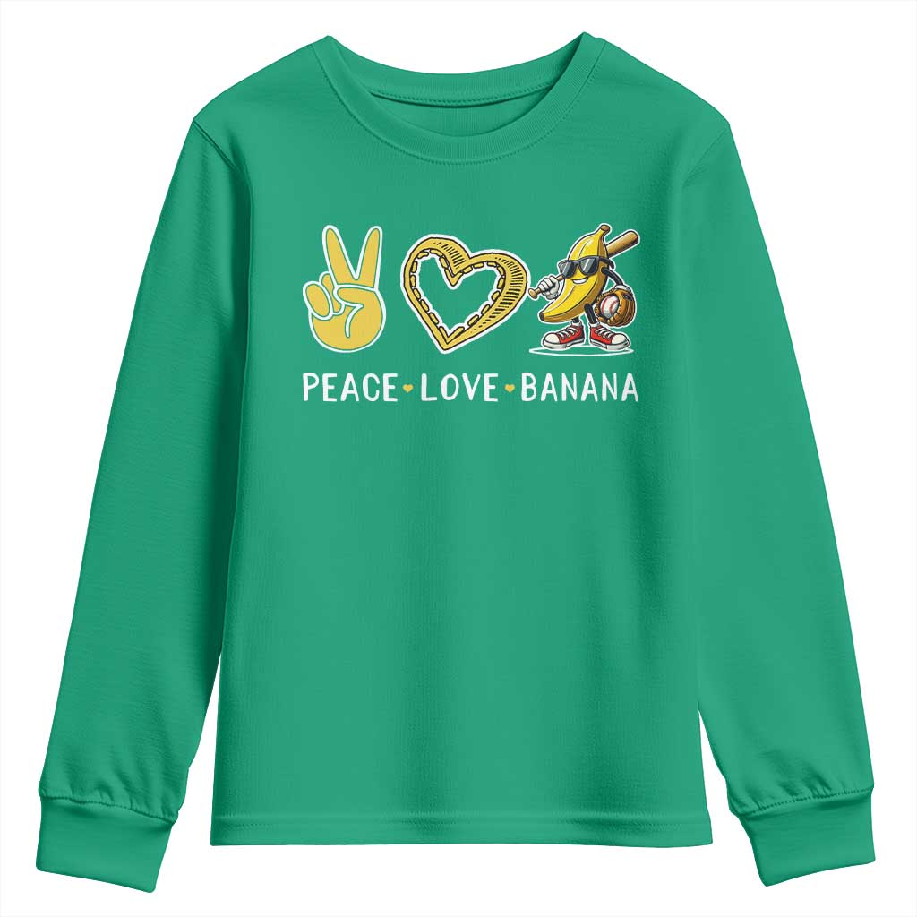 Funny Love Bananas Youth Sweatshirt Cute Banana Gifts - Wonder Print Shop