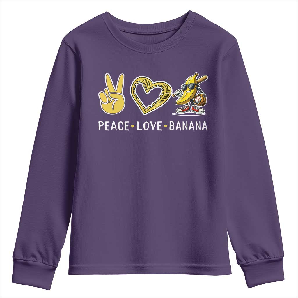 Funny Love Bananas Youth Sweatshirt Cute Banana Gifts - Wonder Print Shop