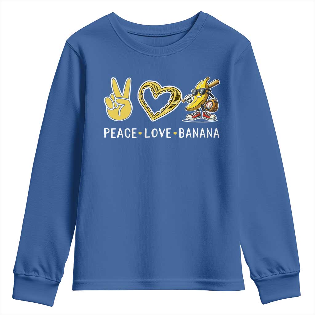 Funny Love Bananas Youth Sweatshirt Cute Banana Gifts - Wonder Print Shop