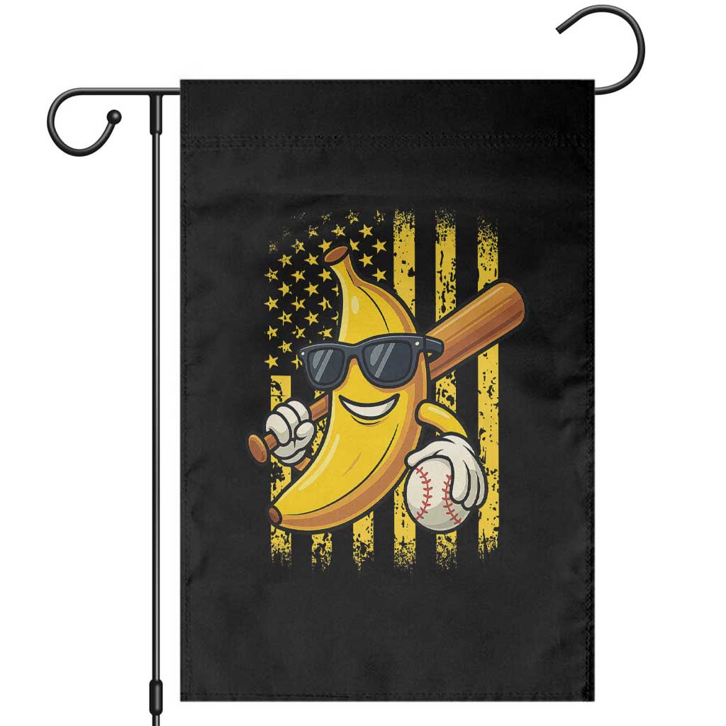 Retro Bananas Garden Flag Vintage American Flag Banana Lover - Wonder Print Shop