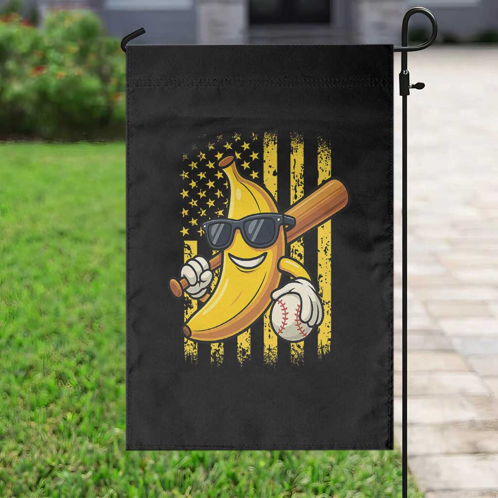 Retro Bananas Garden Flag Vintage American Flag Banana Lover - Wonder Print Shop