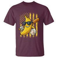 Retro Bananas T Shirt Vintage American Flag Banana Lover - Wonder Print Shop