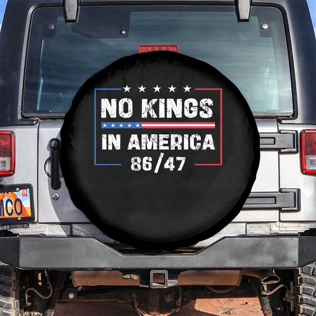 No Kings in America Spare Tire Cover 86 47 Impeach 47