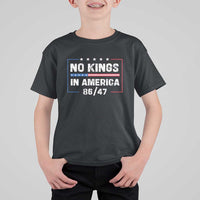 No Kings in America T Shirt For Kid 86 47 Impeach 47