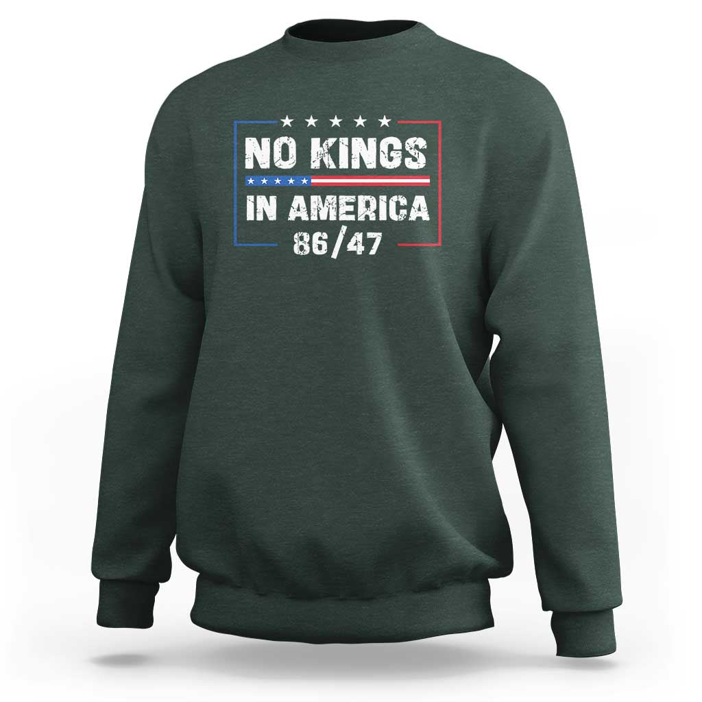 No Kings in America Sweatshirt 86 47 Impeach 47