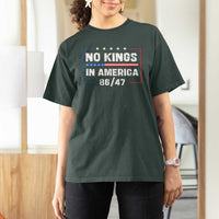 No Kings in America T Shirt For Women 86 47 Impeach 47