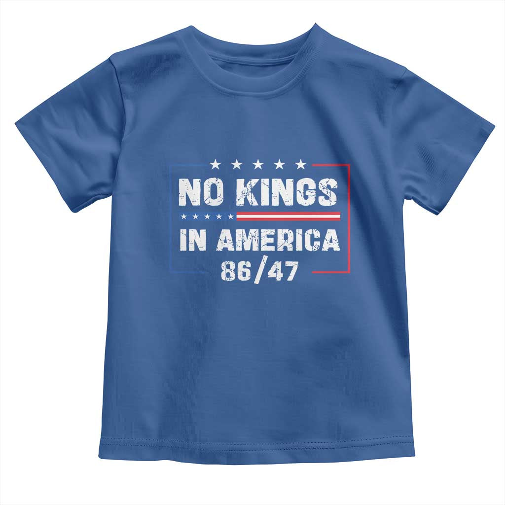 No Kings in America Toddler T Shirt 86 47 Impeach 47