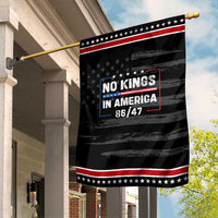 No Kings in America Garden Flag 86 47 Impeach 47