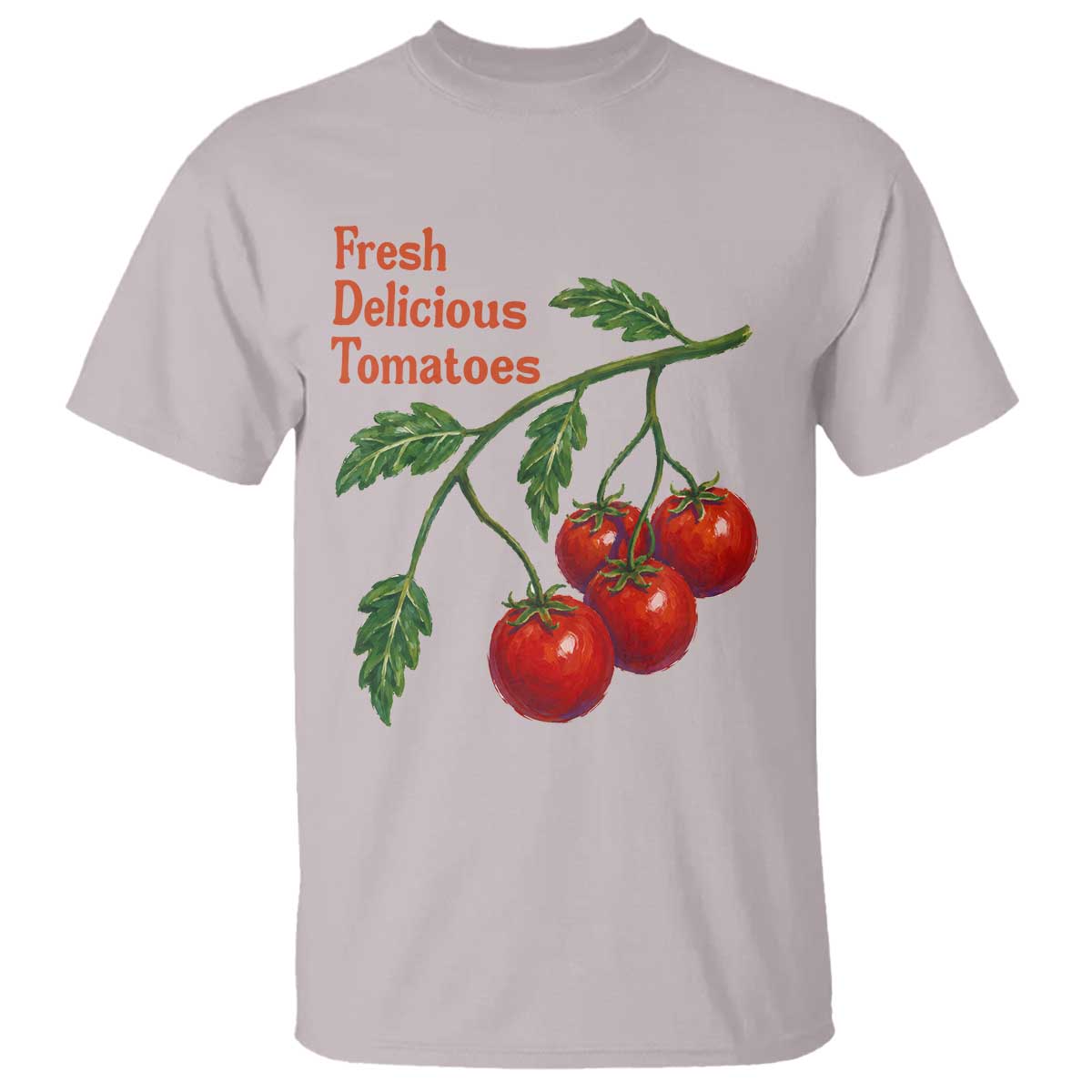 Subtle FDT T Shirt Fresh Delicious Tomatoes Retro Tomato Vine Graphic Political Humor