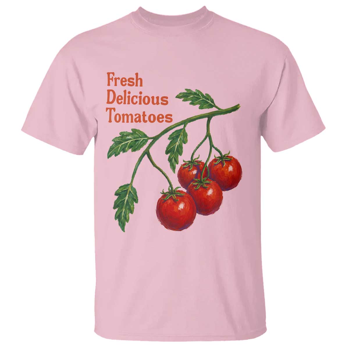 Subtle FDT T Shirt Fresh Delicious Tomatoes Retro Tomato Vine Graphic Political Humor